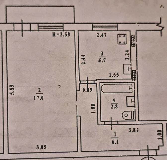 продажа однокомнатной квартиры номер A-173852 в Малиновском районе, фото номер 10